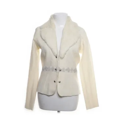 Jacket (White) from Taifun Collection Polyester, Rabbit fur, Wool