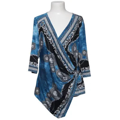 Blouse portefeuille (Bleu, Noir, Multicolore) de Joseph Ribkoff