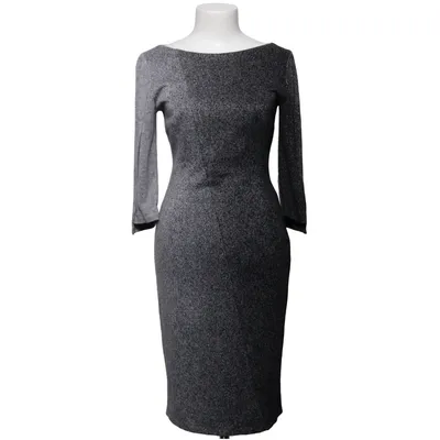 Dress (Gray, Black) from Bolero Elastane, Polyamide, Viscose