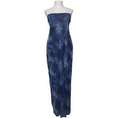 Maxi dress (Blue, White) from Pull & Bear