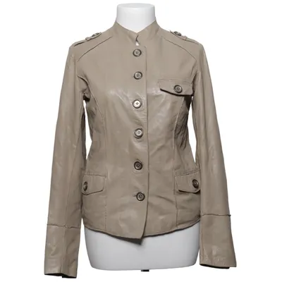 Jacket (Beige) from ALYSI Leather