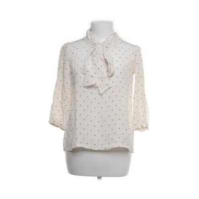 Pussy bow blouse (White, Black) from Greta