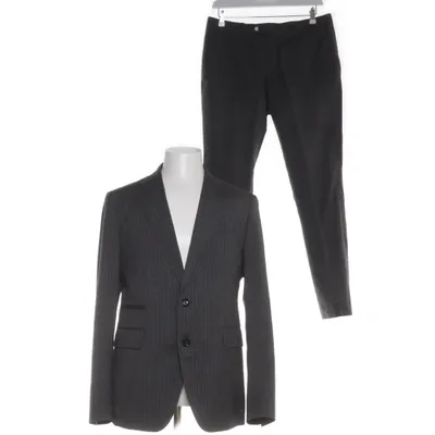 Kostym (Grå) från Tagliatore Polyamid, Ull