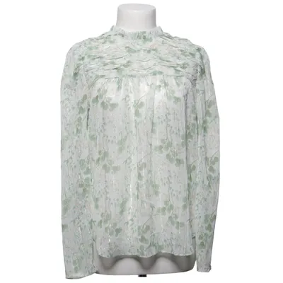 Blouse (Green, White) from Maison d'Amelie Polyester