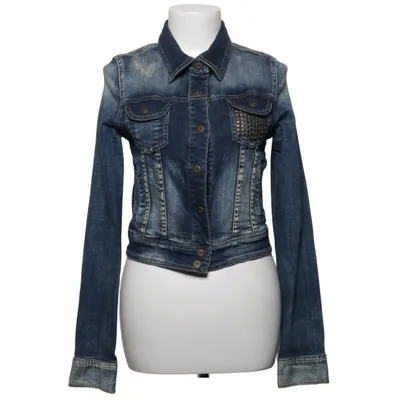 Veste en jean (Bleu) de Review Coton, Élasthane