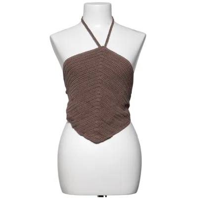 Haut dos-nu (Marron) de Bik Bok Coton, Polyamide, Polyester