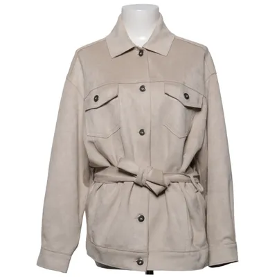 Overshirt (Beige) van Zara Outerwear Elastaan, Polyester