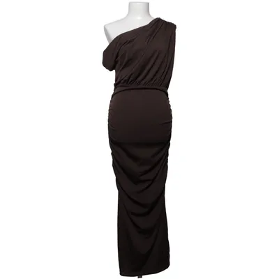Maxi dress (Brown) from Qianzhidu Elastane, Polyester