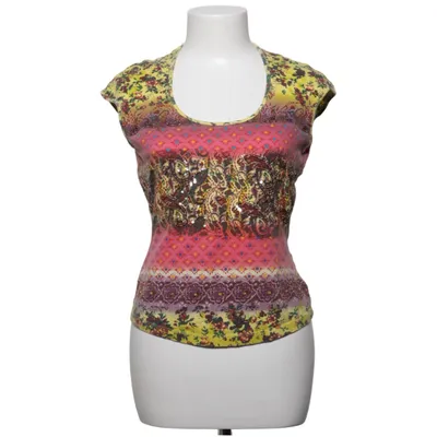 Top (Yellow, Pink, Multicolored) from Faust Cotton, Elastane
