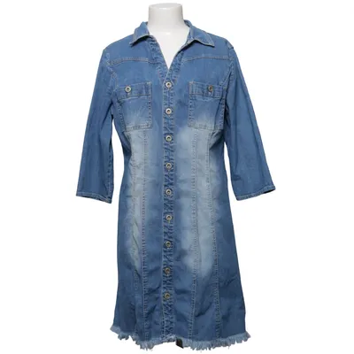 Robe en jean (Bleu) de Rainbow Coton, Élasthane
