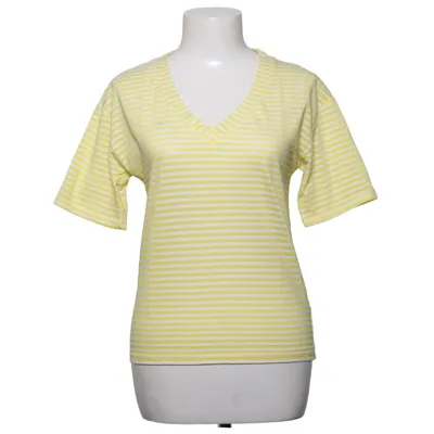 T-shirt (Gelb, Weiß) von Friday Baumwolle, Leinen, Polyester