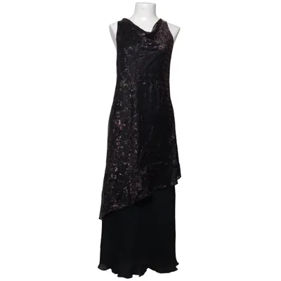 Evening gown (Black, Multicolored) from Moods Polyester