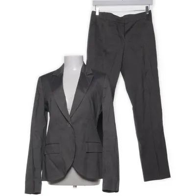 Jakkesæt (Grå) fra René Lezard Acetat, Bomuld, Elastan, Linned, Polyester, Silke
