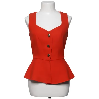 Vest (Red) from Reserved Polyester, Viscose
