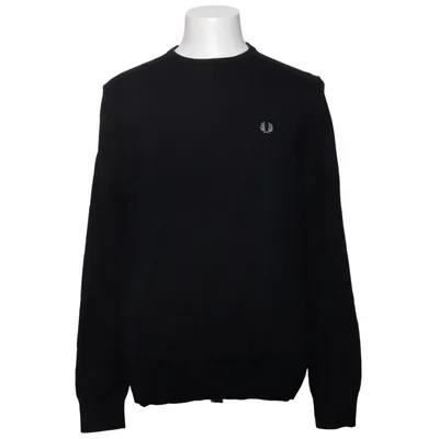 Sweater (Sort) fra Fred Perry Bomuld, Uld