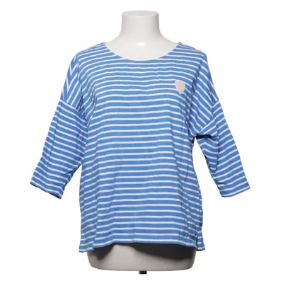 Långärmad t-shirt (Blå, Vit) från Essentials Ekologisk bomull