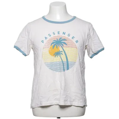 T-shirt (White, Multicolored) from Passenger Organic cotton, Recycled cotton