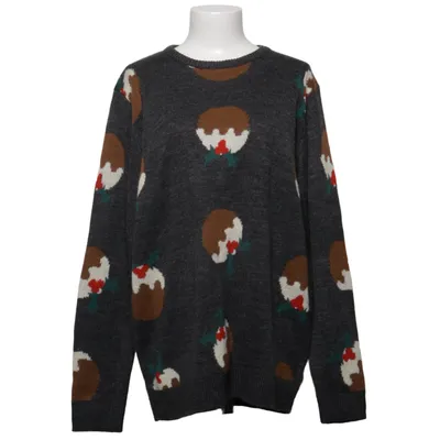Pull de Noël (Gris, Multicolore) de Avenue Acrylique