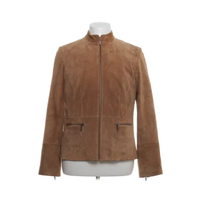 Läderjacka (Brun) från Alfani Polyester, Skinn