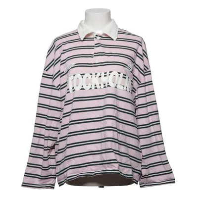 Rugby shirt (Pink, Green, White) from Bershka Cotton