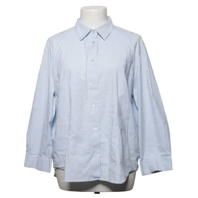 Shirt (Blauw, Wit) van Lands' End Katoen, Elastaan, Polyester