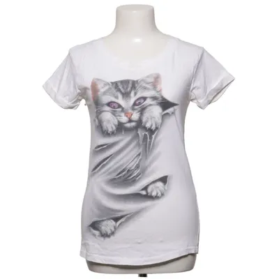 T-shirt (Vit) från Spiral Bomull