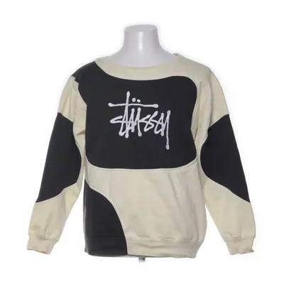 Collegetröja (Svart, Beige) från Stüssy Bomull, Polyester