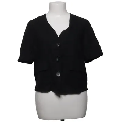 Korte mouwen shirt (Zwart) van Yest Linnen, Viscose