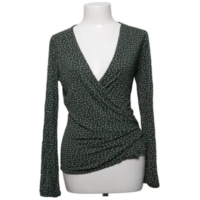 Wrap blouse (Green) from Indiska Viscose