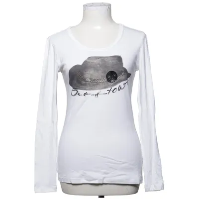 Langærmet t-shirt (Hvid) fra Margittes Bomuld