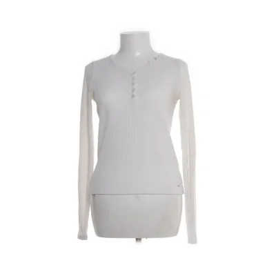 Henley T-shirt (Hvid) fra Hollister Elastan, Polyester, Viscose