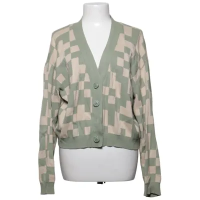 Cardigan (Groen, Beige) van 24Colours Gerecycled katoen