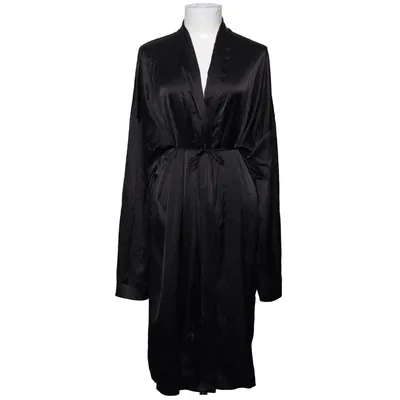 Morgonrock (Svart) från Boohoo Elastan, Polyester