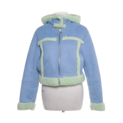Shearlingjakke (Blå, Grøn) fra Urban Outfitters Polyester