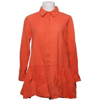 Robe chemise (Rouge) de Luzabelle Coton