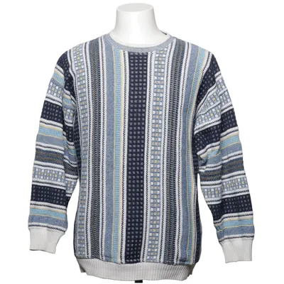 Pull-over (Bleu, Multicolore) de Monello Acrylique, Coton