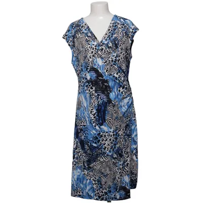 Kjole (Blå, Sort, Hvid) fra Sara Louise Elastan, Polyester