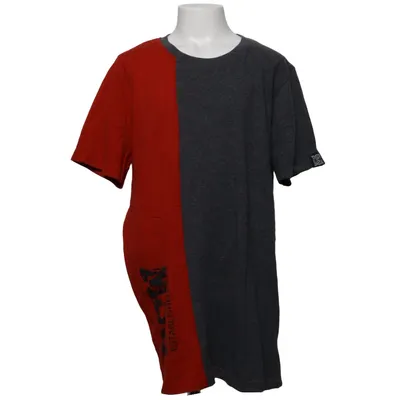 T-shirt (Rouge, Gris) de PSW Coton, Polyester