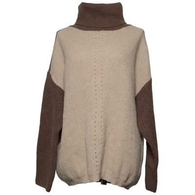 Turtleneck (Beige, Brun) fra Sheilay