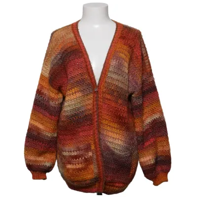Cardigan (Meerkleurig, Rood, Oranje) van Handmade Acryl