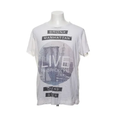 T-shirt (Blanc, Multicolore) de Xlarge Coton