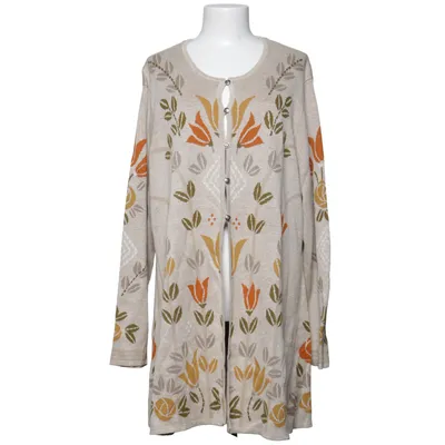 Kofta (Beige, Flerfärgad) från Gudrun Sjödén Linne, Ekologisk bomull, Återvunnen bomull