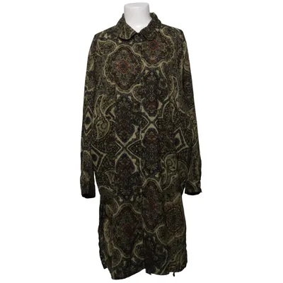 Blouse (Green, Brown, Multicolored) from Plus Size Polyester