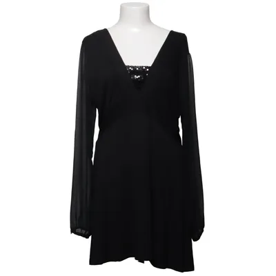 Robe (Noir) de Amalia Élasthane, Polyester, Viscose