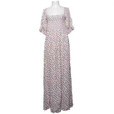 Robe longue (Blanc, Multicolore) de Notes du Nord