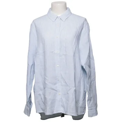 Shirt (Blauw, Wit) van Hudson North Linnen