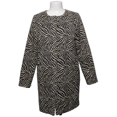 Coat (Beige, Black) from Flash Woman City Cotton, Polyester