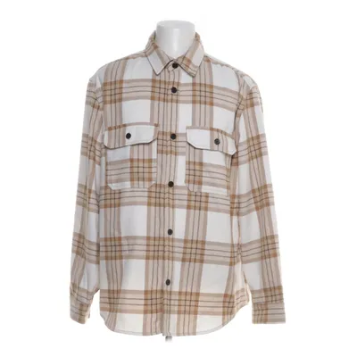 Shirt (Beige, Multicolored) from H&M Man Polyester, Acrylic, Polyamide