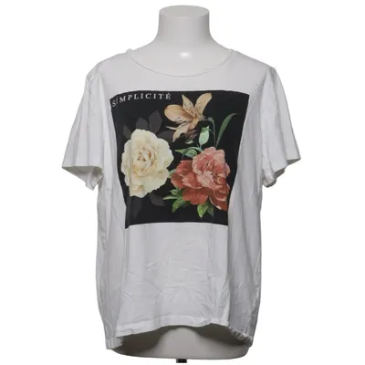 T-shirt (Weiß, Mehrfarbig) von KappAhl Baumwolle