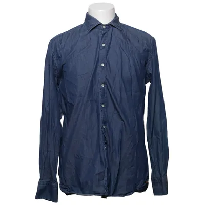 Denim blouse (Blauw) van Boggi Milano
